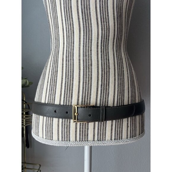 YSL Vintage Women's Gray Solid Brass Belt Buckle 36 Inches 90 Centimeters - Picture 4 of 7